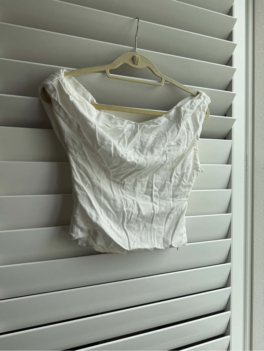Peppermayo Draped Off-Shoulder Top